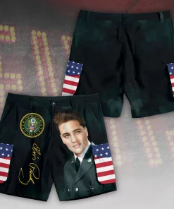 Elvis Presley 3D Cargo Shorts 2
