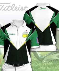 masters tournament titleist 3d hoodie green white black 2