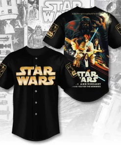star wars a new hope black gold jersey 2