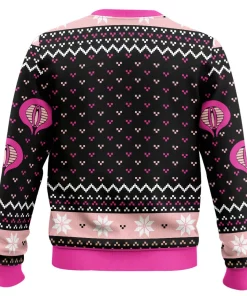 black pink clit commander christmas sweater 2