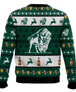 green christmas sweater buffalo trace 2