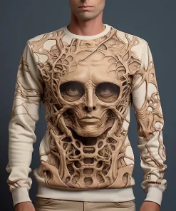 halloween 3d skull sweatshirts 3