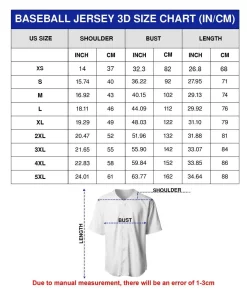 size baseball jersey 2