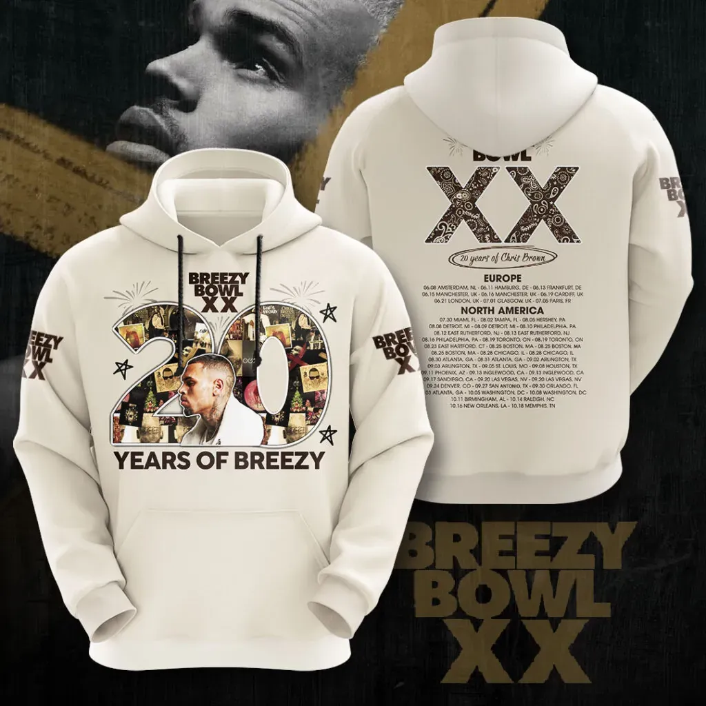 cream white 20 years of breezy 3d hoodie (2)
