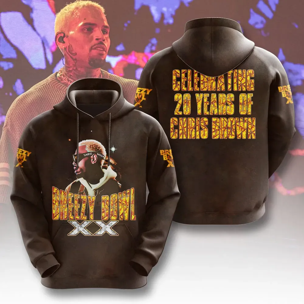 dark brown 20 years of chris brown 3d hoodie (2)
