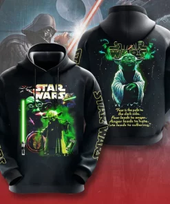 star wars yoda 3d hoodie tshirt the glow of the force (2)