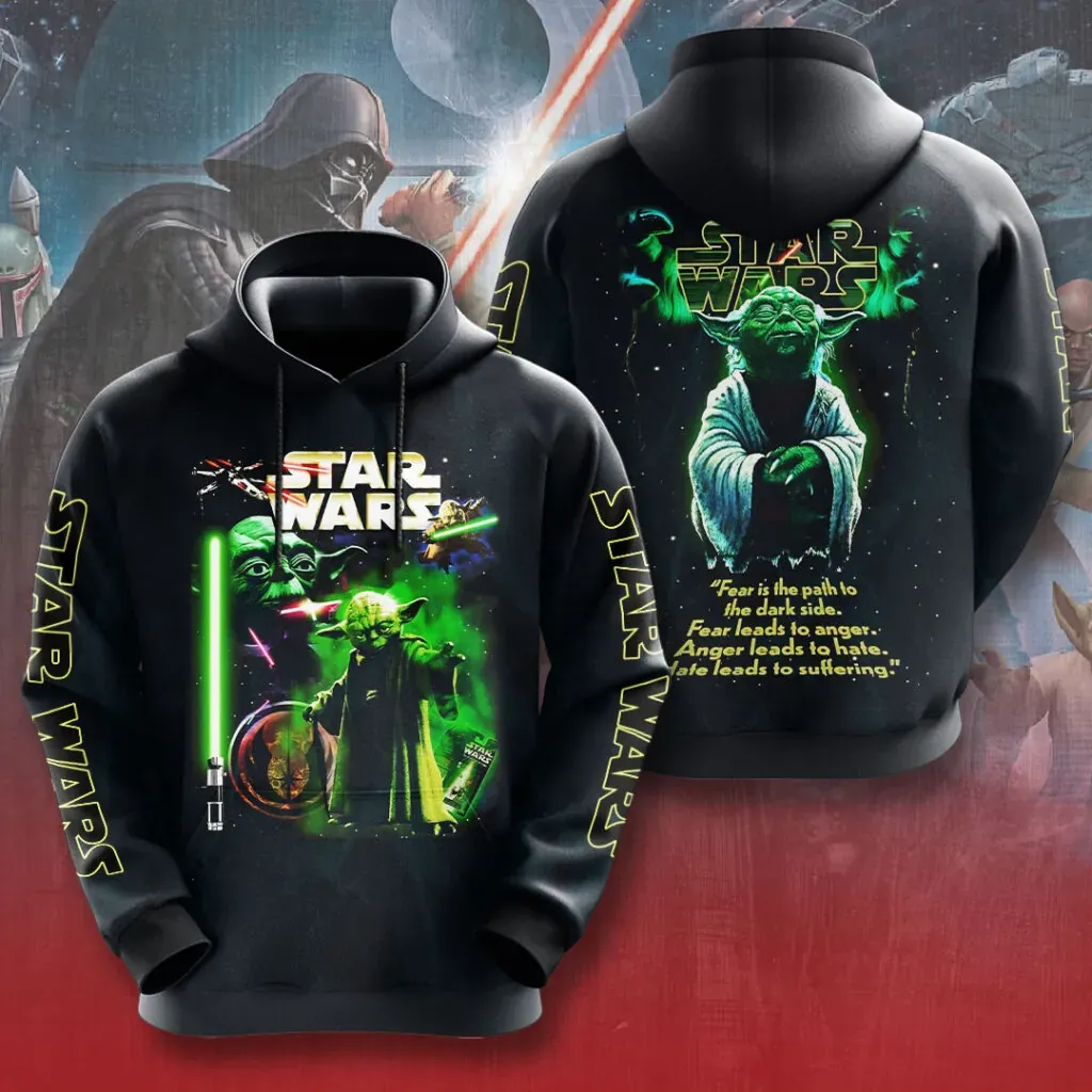 star wars yoda 3d hoodie tshirt the glow of the force (2)