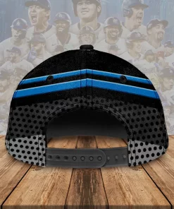 los angeles dodgers 9x champions 3d cap black blue (3)