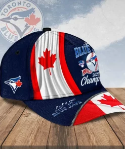 toronto blue jays 2025 american league champions 3d cap navy red white (2)