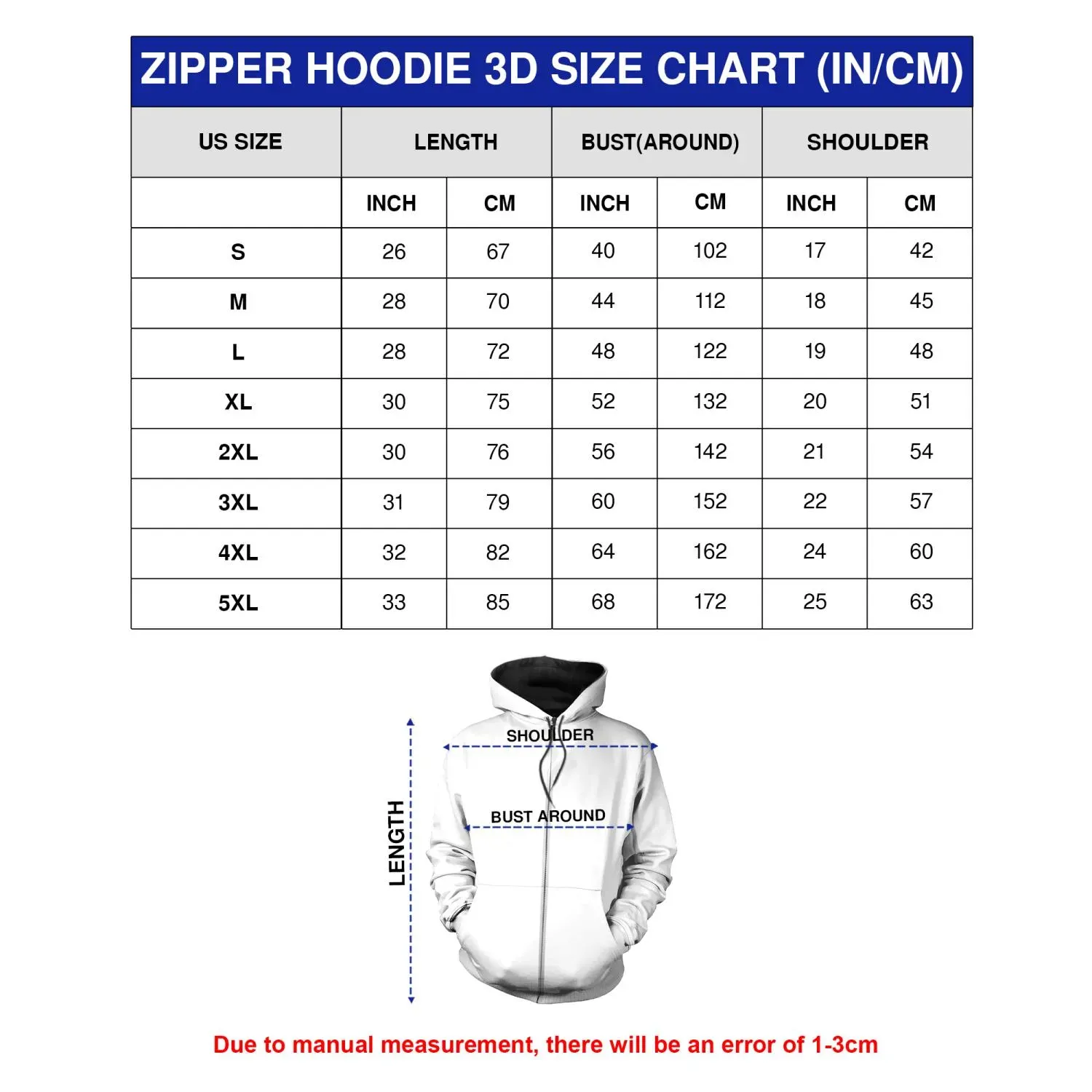 zipper hoodie size szatrends