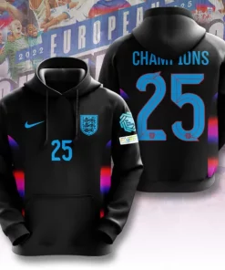 Hoodie england lionesses 3d apparel 2