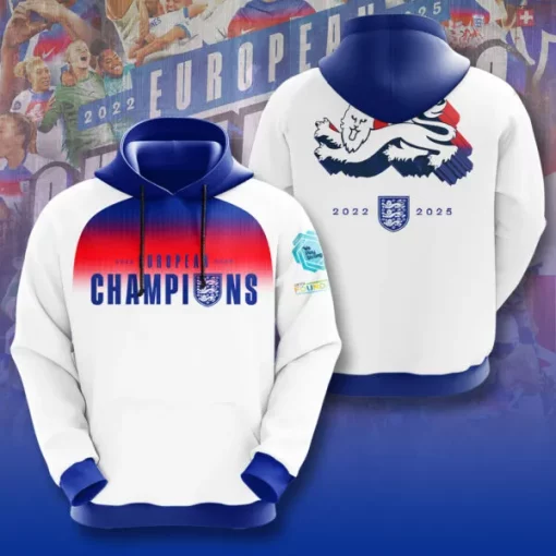 Hoodie england lionesses 3d apparel
