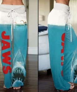 Jaws High Waisted Straight Leg T