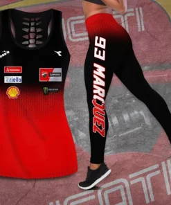 ducati lenovo team x marc marquez hollow tank top leggings 1