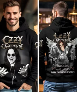 hoodie black sabbath x ozzy osbourne 3d apparel
