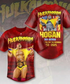 hulk hogan baseball jersey