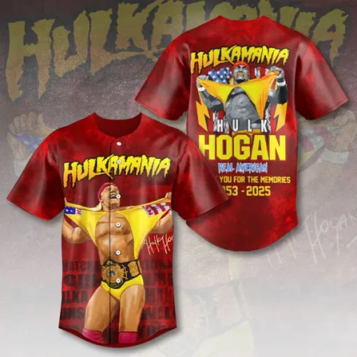 hulk hogan baseball jersey
