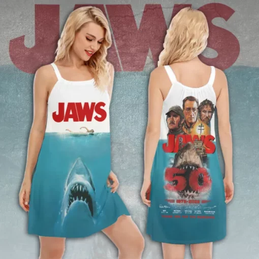 jaws womens sleeveless cami dress