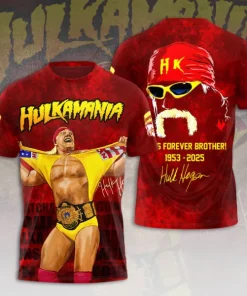 t shirt hulk hogan 3d apparel 2