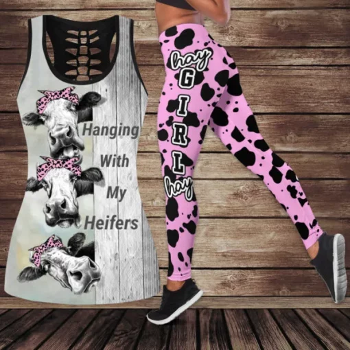 wild horse tank leggings deep blue 1