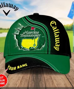 3D Golf Cap Callaway Masters Tournament Green Black 1 1