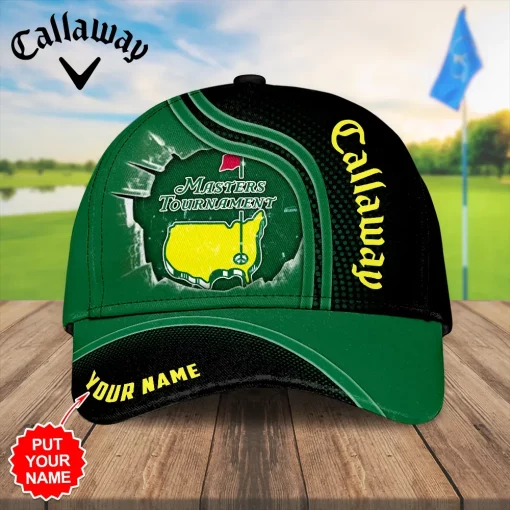 3D Golf Cap Callaway Masters Tournament Green Black 1