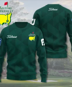 3D Golf Hoodie Titleist Masters Tournament DarkGreen 3