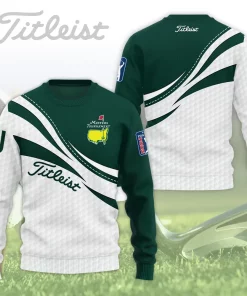 3d golf hoodie titleist masters tournament darkgreen white 2