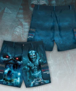 Iron Maiden 3D Cargo Shorts