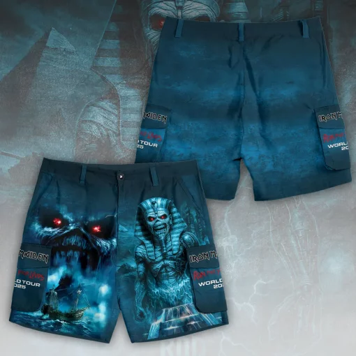 Iron Maiden 3D Cargo Shorts