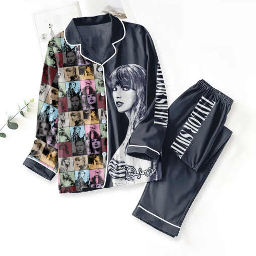 Taylor Swift Button Down Pajamas Set