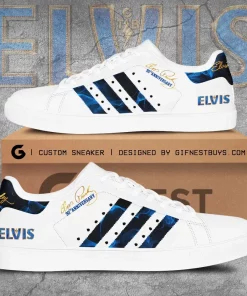 elvis white blue low top sneaker 2