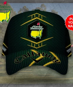 masters tournament 3d callaway cap green gold 1