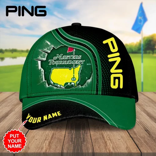 masters tournament 3d ping cap green black 1
