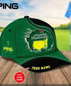 masters tournament 3d ping cap green black 2