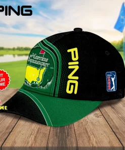 masters tournament 3d ping cap green black 3
