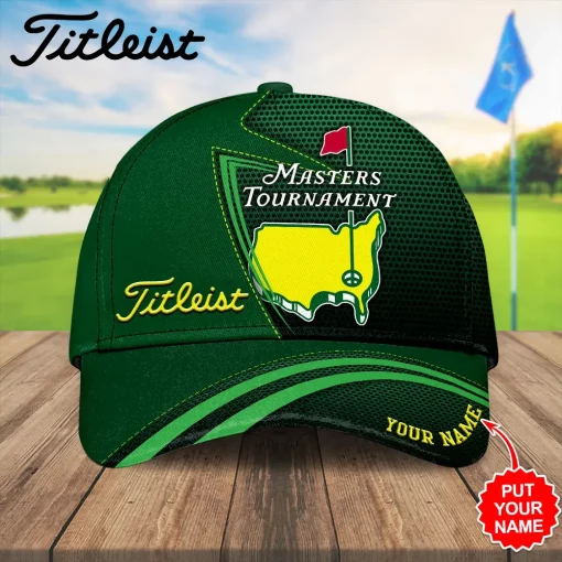 masters tournament 3d titleist green cap 1