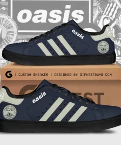 oasis navy grey low top sneaker 1