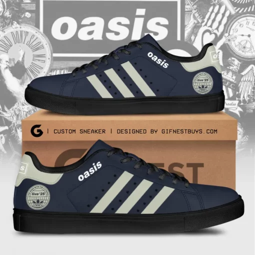 oasis navy grey low top sneaker 1