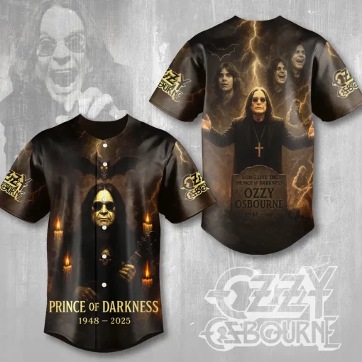 ozzy osbourne 3d baseball jersey prince of darkness
