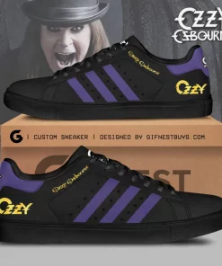 ozzy osbourne black purple low top sneaker 6