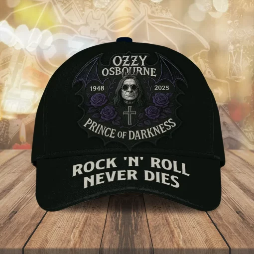 ozzy osbourne classic cap prince of darkness rock legacy hat 1