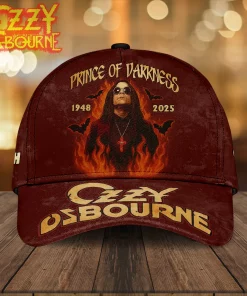 ozzy osbourne classic cap rock icon merch adjustable hat 1