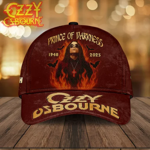 ozzy osbourne classic cap rock icon merch adjustable hat 1