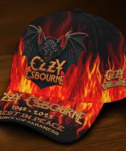 ozzy osbourne classic cap rock legend hat adjustable metal 1