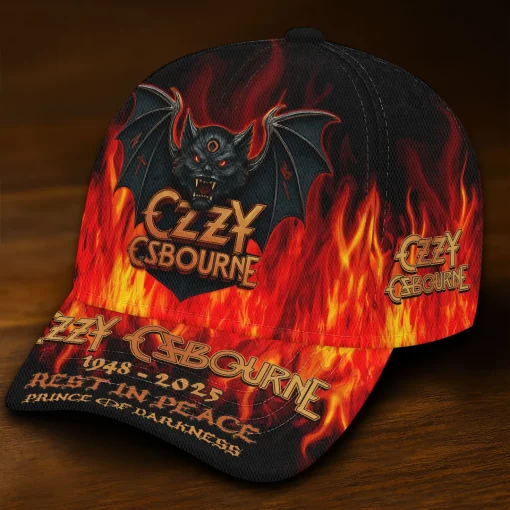 ozzy osbourne classic cap rock legend hat adjustable metal 1
