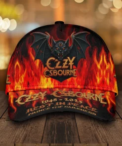 ozzy osbourne classic cap rock legend hat adjustable metal 2