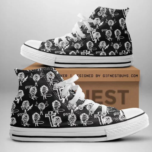 ozzy osbourne high top canvas kicks 1