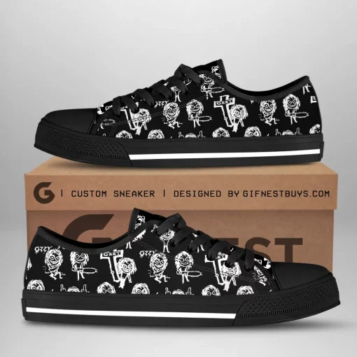 ozzy osbourne low top canvas sneakers 1