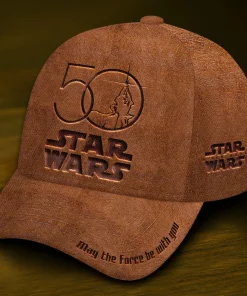 star wars 50th anniversary brown 3d cap 2